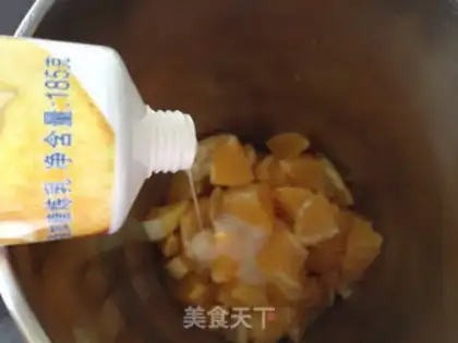 Make Milk orange juice step 2