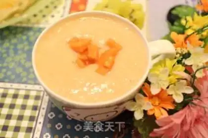 Make Pumpkin banana milk step 3