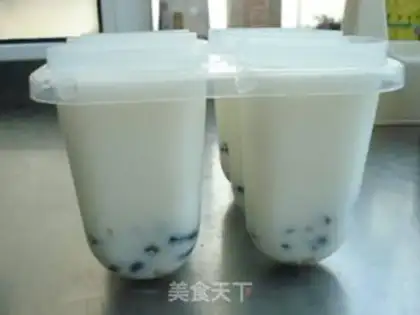 Make Bean milk popsicles step 4