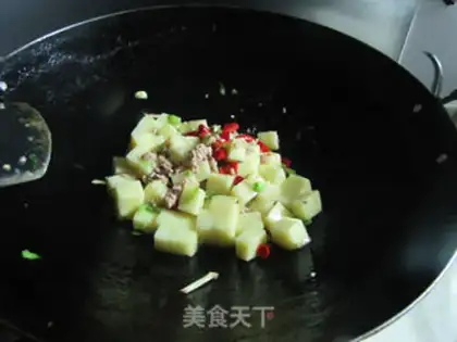 Make Meat and tofu step 5