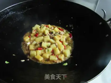 Make Meat and tofu step 6