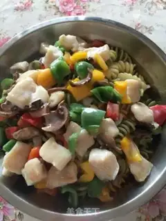 Make Snowfish pasta step 6