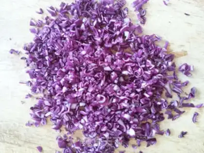 Make ♪ ♪ The purple blue pie ♪ step 1
