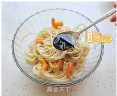 Make Onion oil noodles step 5