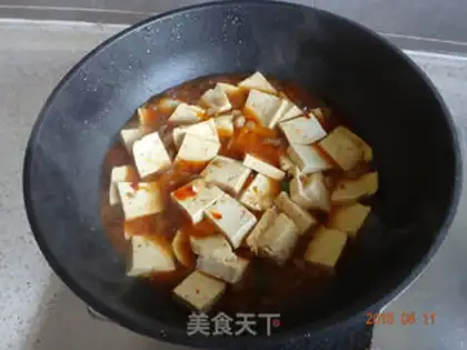 Make Spicy tofu step 3