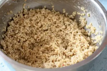Make Poppy mushrooms and meat step 4