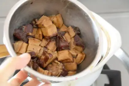 Make Poppy mushrooms and meat step 7