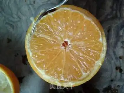 Make Orange pudding step 2