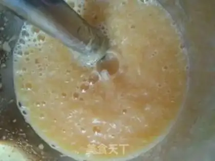 Make Orange pudding step 4