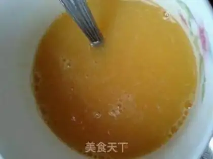 Make Orange pudding step 6