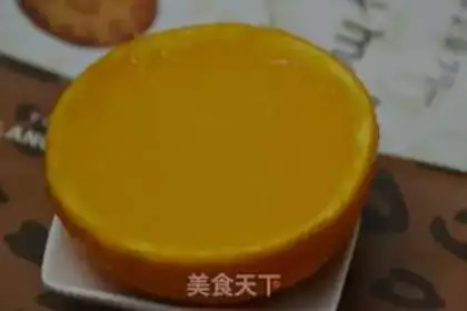 Make Orange pudding step 8