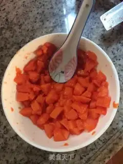 Make Cucumber milk pudding step 1