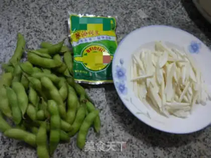 Make Squeeze the veggies white and fried beans step 0