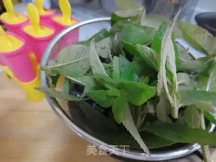 Make Mint popsicle step 0