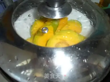 Make Cheese and pumpkin mud step 1