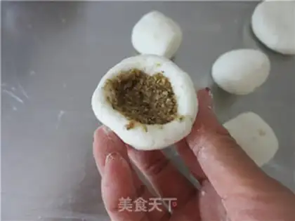 Make Potato rice cake step 15