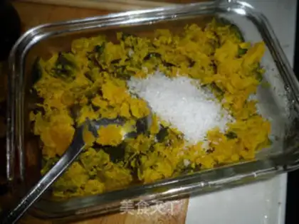 Make Cheese and pumpkin mud step 2