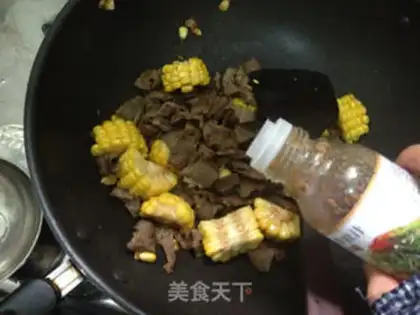 Make Garlic corn beef step 8