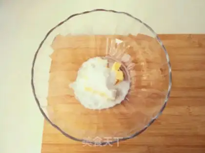 Make A little fresh rainbow cookie step 1