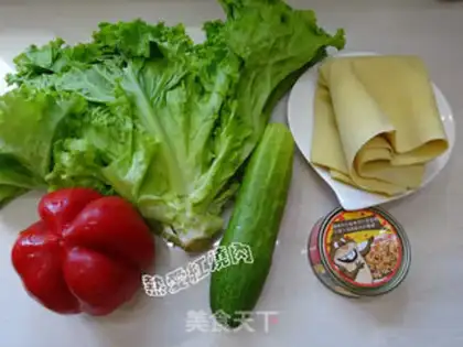 Make Spicy dress, bean roll step 0