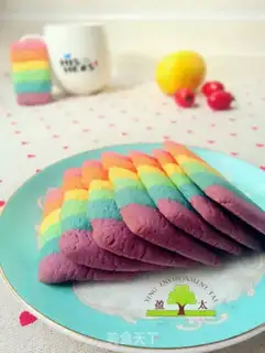 Make A little fresh rainbow cookie step 7