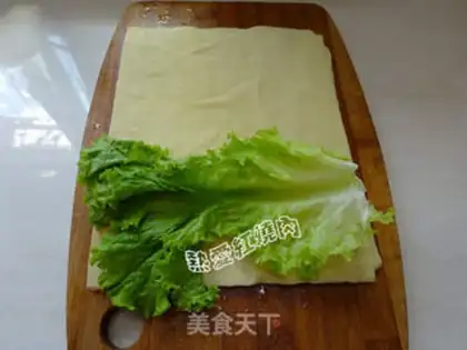 Make Spicy dress, bean roll step 4