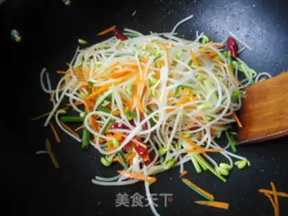 Make Bean sprouts step 7