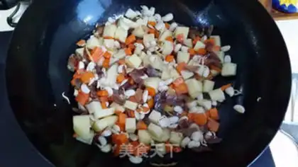Make Bean mouth and rice step 5