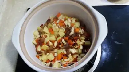 Make Bean mouth and rice step 6