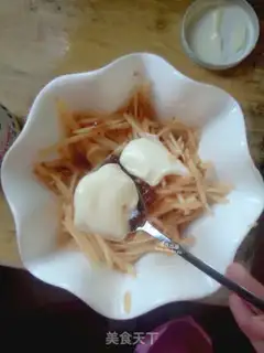 Make A salad for apple silk step 3