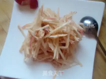 Make A salad for apple silk step 4