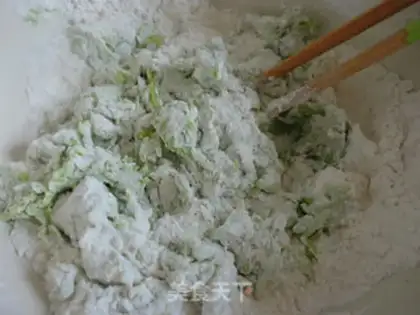 Make Porridge pork dumplings step 1