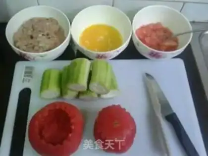 Make Tomato fried eggs step 0