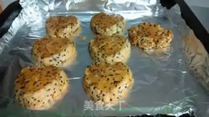 Make A fragrance sesame cake step 7