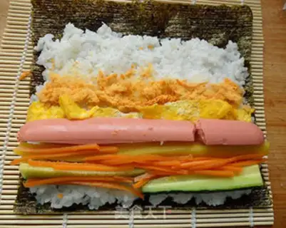 Make Homemade sushi step 5