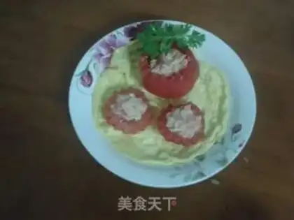Make Tomato fried eggs step 3