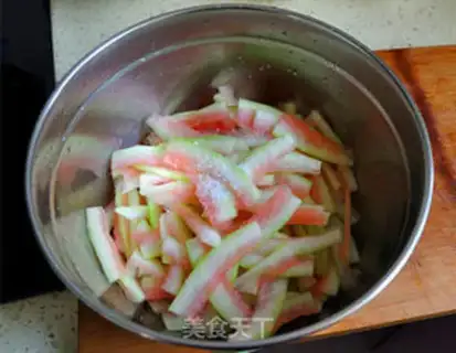 Make Spicy watermelon step 2