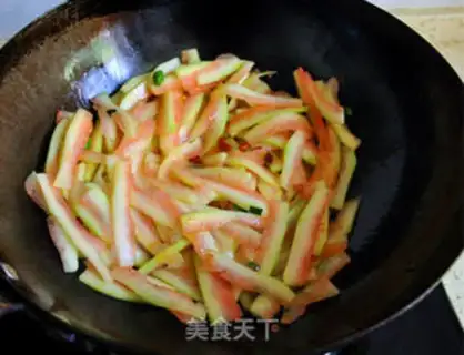 Make Spicy watermelon step 4
