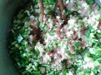 Make Knife and bean dumplings step 1