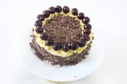 Make Black forest cheesecake step 27