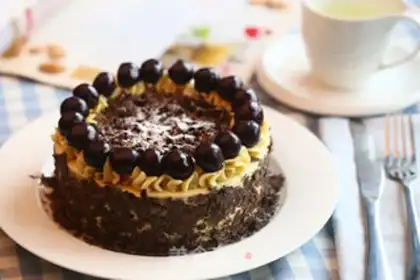 Make Black forest cheesecake step 28