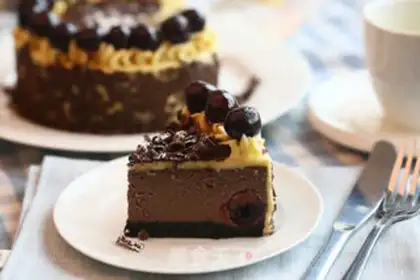 Make Black forest cheesecake step 30