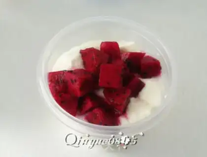 Make Cream Dragon yogurt step 4