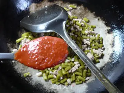 Make Porridge and sour beans step 5