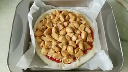 Make Chicken pizza in Orleans step 9