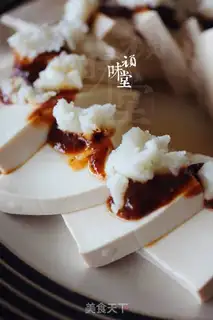 Make Autumn Mountain medicine mixed with cold tofu step 5