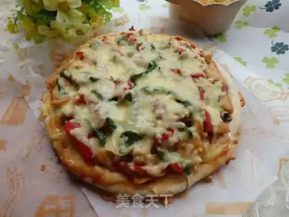 Make Chicken pizza in Orleans step 13