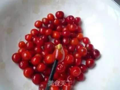 Make Cherry sugar step 1