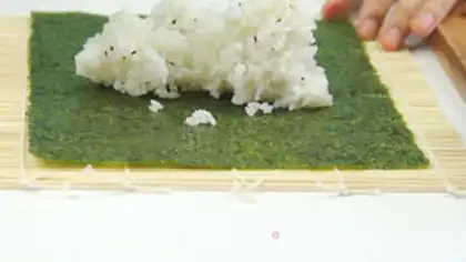 Make Breakfast -- sushi rolls step 2