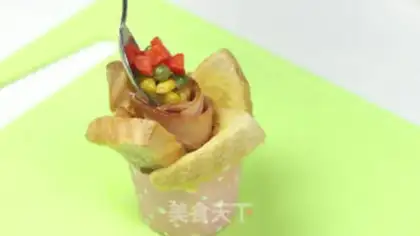 Make Toast eggs step 3